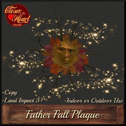 Father Fall Hanging Plaque**