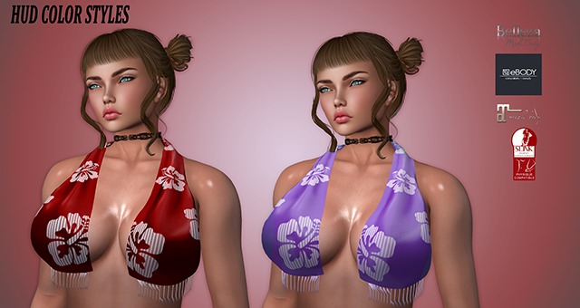 J.C HUD Color styles Top scarf