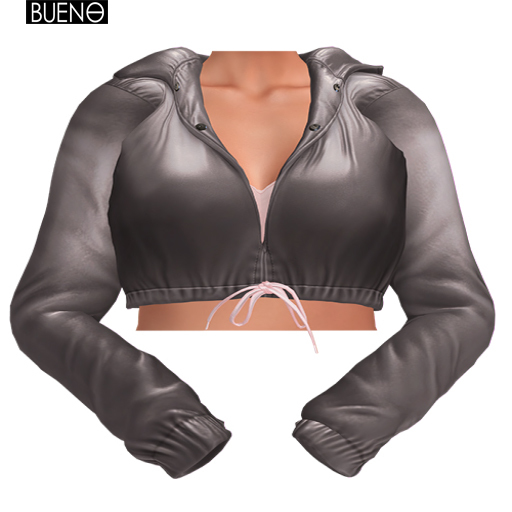 BUENO-Ari Cropped Jacket-Gray