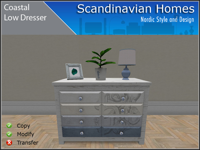 [SH] Coastal Low Dresser - vendor
