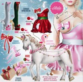 Astralia - Unicorns Christmas (Red Lights) Maitreya