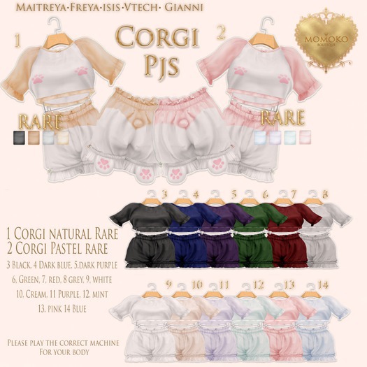 {Momoko} Corgi Lara - Red