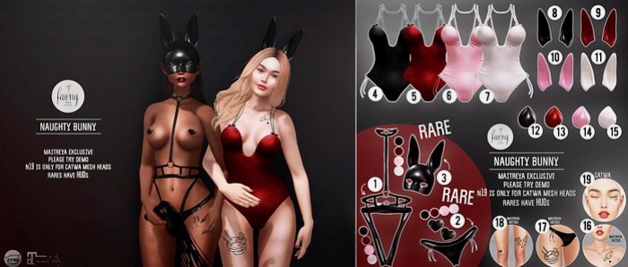 Fawny - Naughty Bunny(16).Tattoo - Maitreya