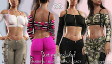 SCARLET FEMALE TOP FATPACK- MESH - Maitreya Lara, Belleza Freya, Legacy - FashionNatic