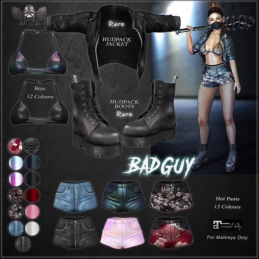 [The Forge] Bad Guy Shorts, Pink Holo