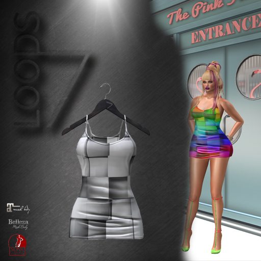 LOODS7 Unpack hud  Abloom dress off white (add)