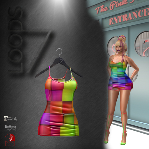 LOODS7 Unpack hud Abloom dress pink (add)