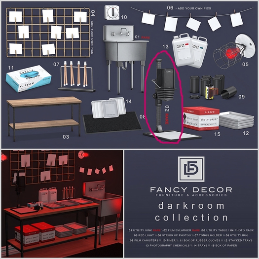 02 Fancy Decor: Film Enlarger RARE