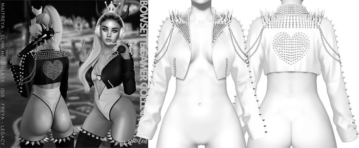 Spoiled - Bowsette Leather Jacket Fatpack DEMO *Updated* for LaraX,Reborn,Waifus,Legacy,Mounds,Teacups,Kupra & More