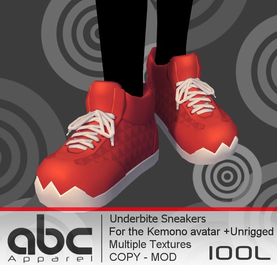 .::ABC::. Underbite Sneakers - For Kemono avatar 