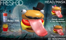 Fresh3D Mr Burger Head