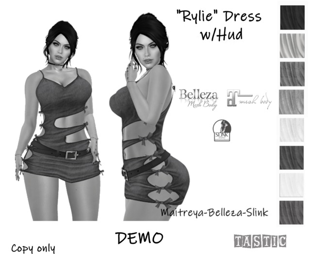 Tastic-Rylie Dress w/Hud-Demo