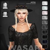 Wasabi // Astra Mesh Hair - B&W