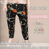 . tiptoes - Basic Leggings (Halloween) - Skele Party