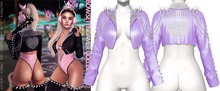 Spoiled - Bowsette Leather Jacket Light Purple *Updated* for LaraX,Reborn,Waifus,Legacy,Mounds,Teacups,Kupra & More