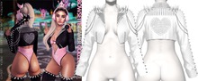 Spoiled - Bowsette Leather Jacket White *Updated* for LaraX,Reborn,Waifus,Legacy,Mounds,Teacups,Kupra & More