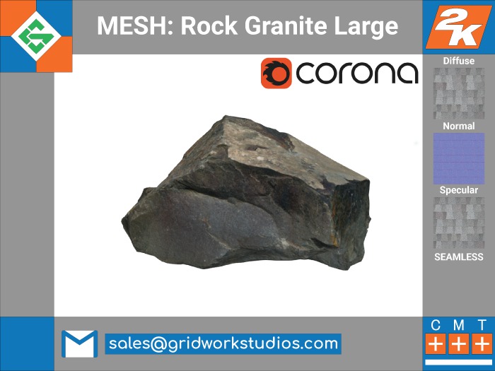 [ G.W.S. ] MESH: Rock Granite Large