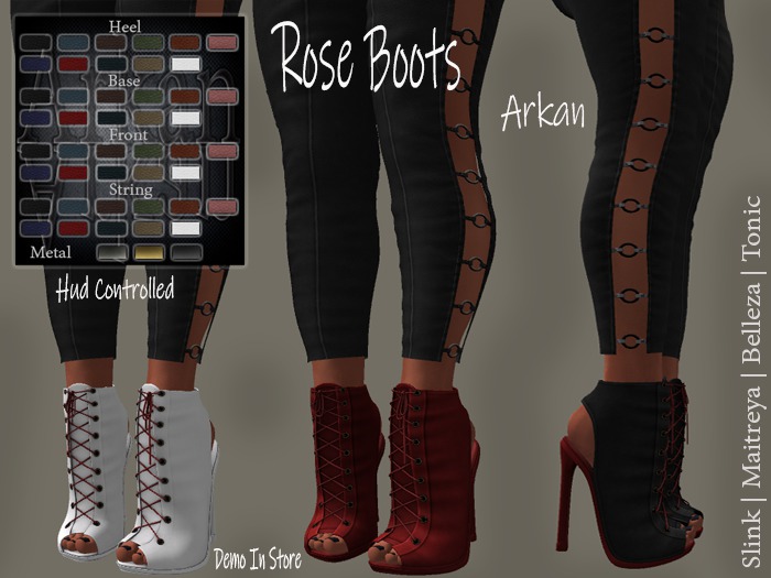 .::Arkan::. Rose Boots + Fitmesh