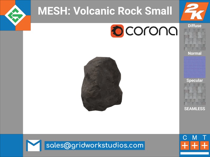 [ G.W.S. ] MESH: Volcanic Rock Small