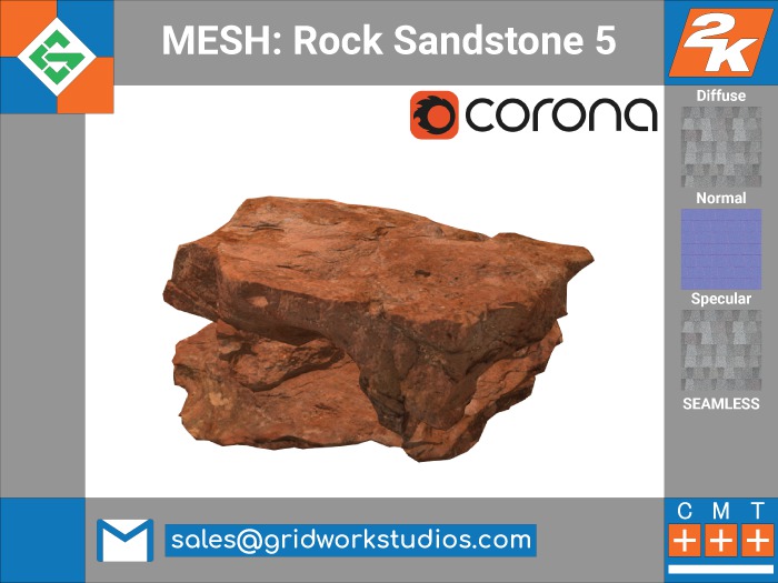[ G.W.S. ] MESH: Rock Sandstone 5