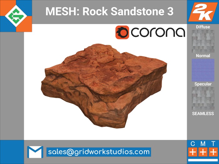 [ G.W.S. ] MESH: Rock Sandstone 3
