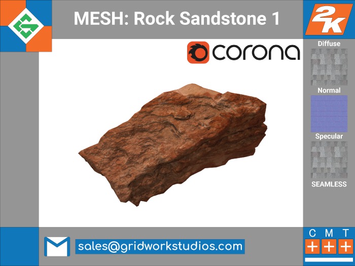 [ G.W.S. ] MESH: Rock Sandstone 1