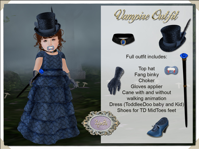 By Hanta - Vampire Outfit - Blue