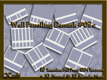 Wall Panelling Damask #02c Textures