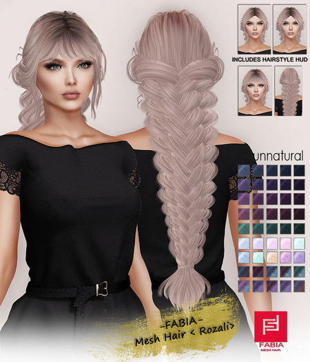-FABIA- Mesh Hair   < Rozali> Unnatural