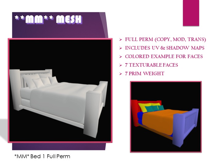 *MM* Bed 1 Full Perm - Boxed