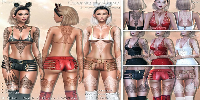 .::Nanika::. Esenia tattoo Henna Arms