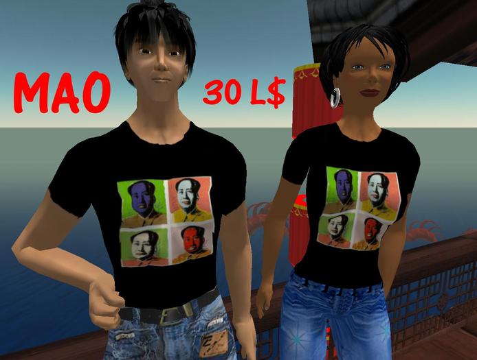 ☀ Mao  ☀ UNISEX T-SHIRT ☀ 毛泽东  ☀