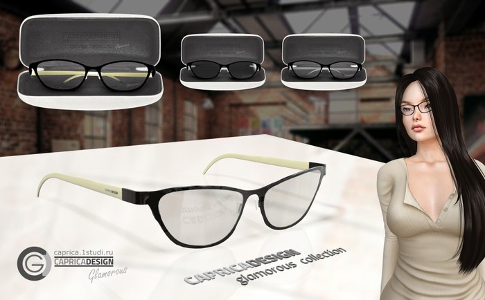 CD Glamorous Glasses Gold