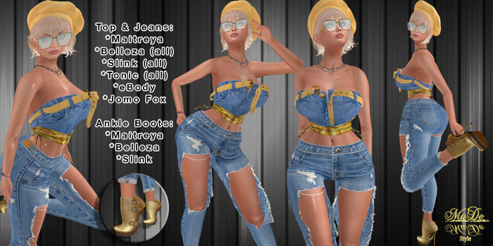 [>Ma'De<] Simina DENIM  Outfit