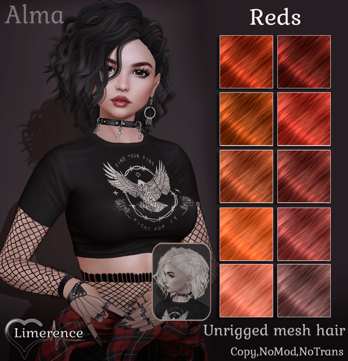 {Limerence} Alma hair-Reds