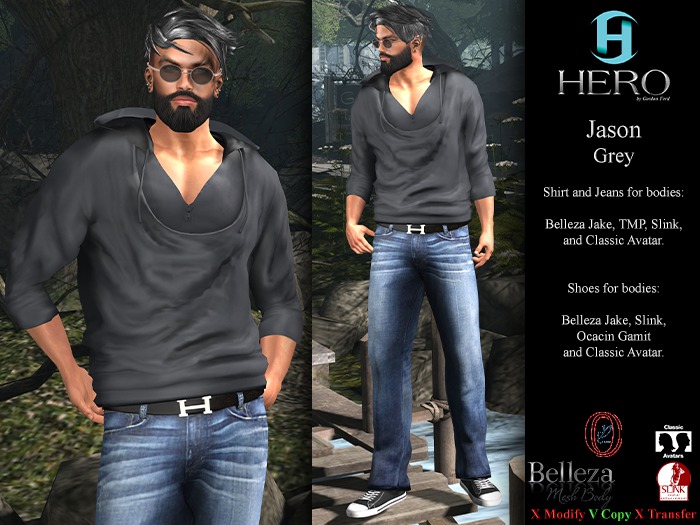 HERO - Jason Outfit Grey (BOX) (wear)