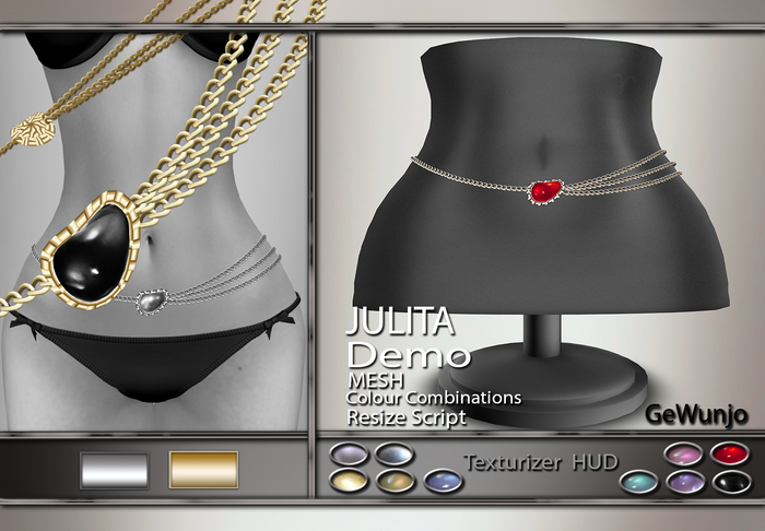 GeWunjo : JULITA belly chain...