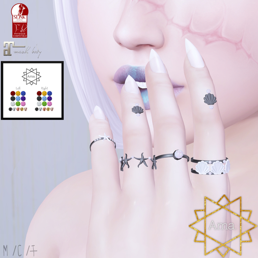 Ama. : DEMO Mermaid Rings