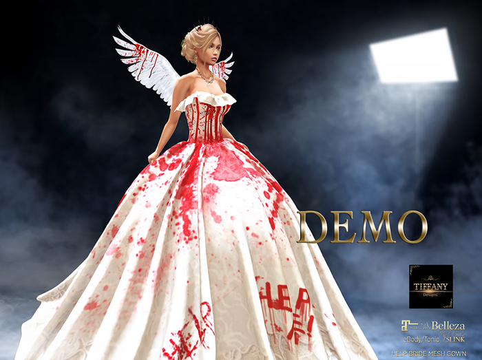 ::TD:: Help Bride Mesh Gown ~ Halloween DEMO