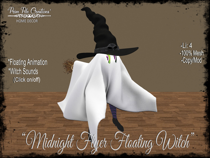 ~PPC~ Midnight Flyer Floating Witch
