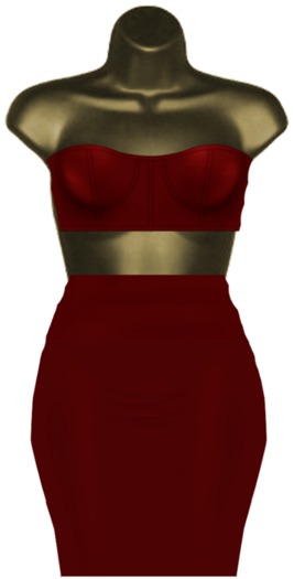 RML DETRA DRESS{BOM}{CRIMSON V1}