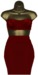 Rml detra dress crimson on hanger