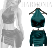 *** Harmonia Emerald Lene Outfit -  Top & Skirt Maitreya