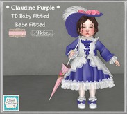 *CC* Fitted TD B/Bebe *Claudine Purple*  (Add me)