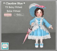 *CC* Fitted TD B/Bebe *Claudine Blue*  (Add me)