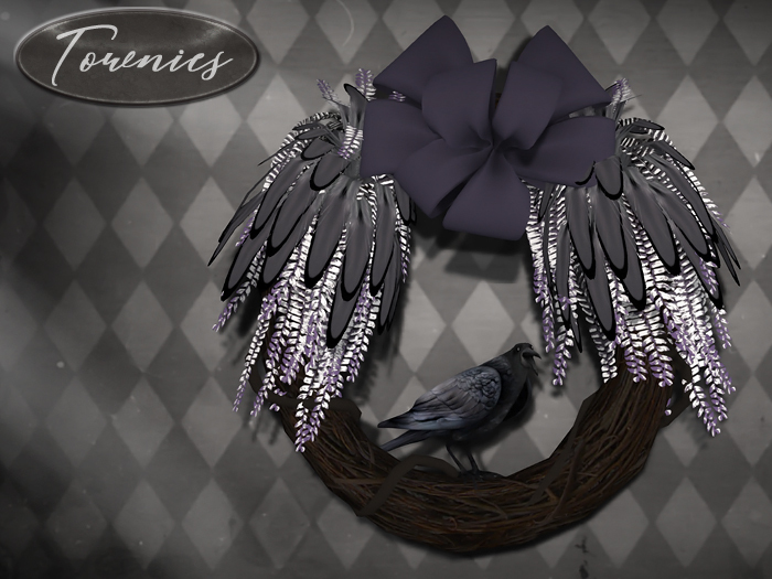 [Townies] Halloween Crow Gothic Wreath