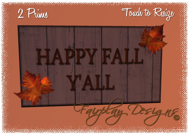 ~Happy Fall Y'All~Distressed Wall Plaque