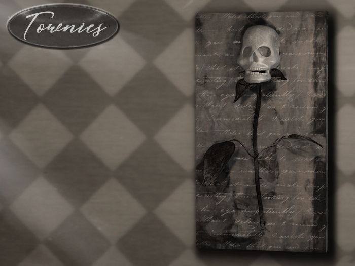 [Townies] Skull Rose Wall Art 4