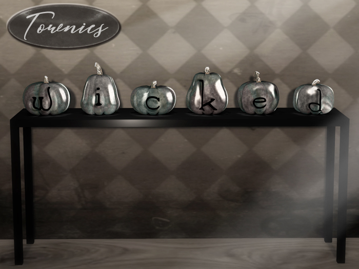 [Townies] Wicked Pumpkins Table Set - Green