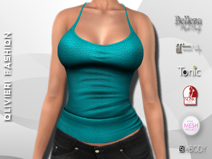 HOLLY HALTER TX - TEAL